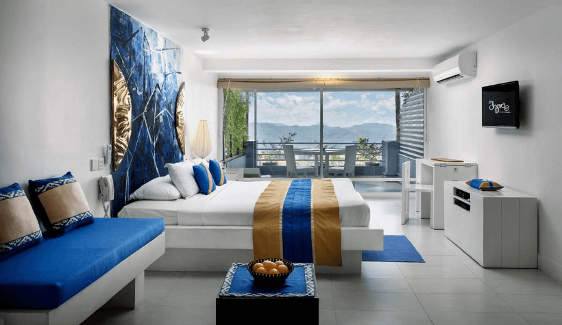 Spacious and modern superior mountain rooms at Theva Residency