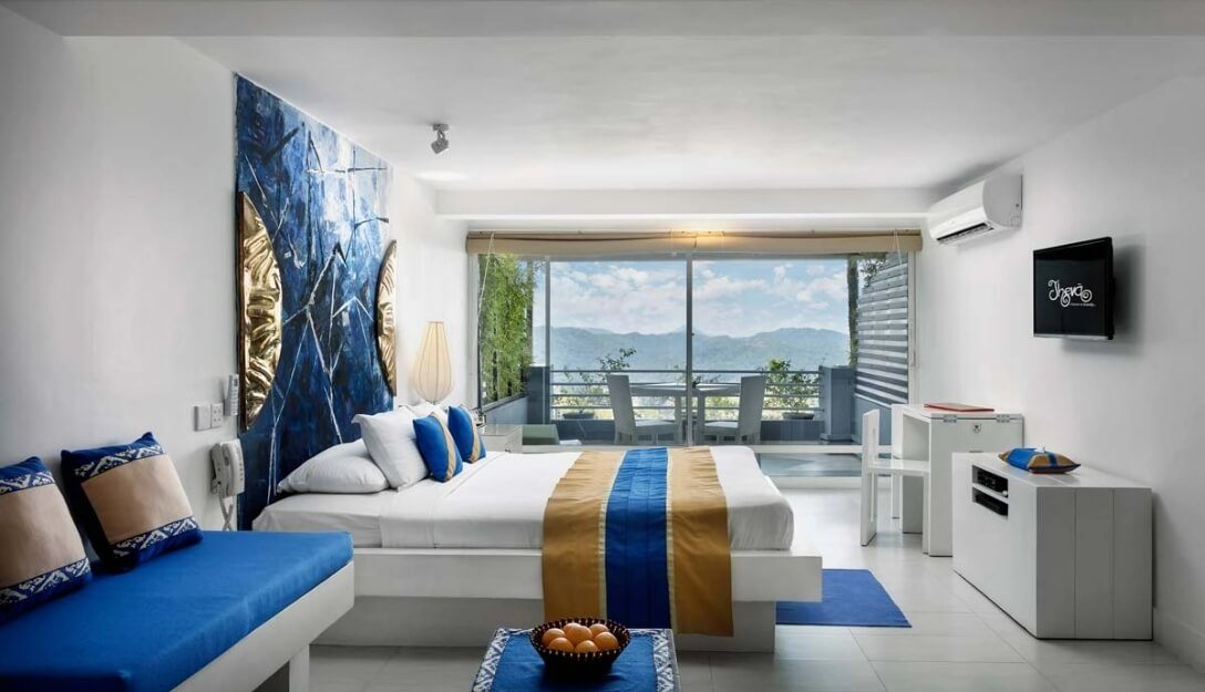 Superior Mountain Room with breathtaking views at Theva Residency