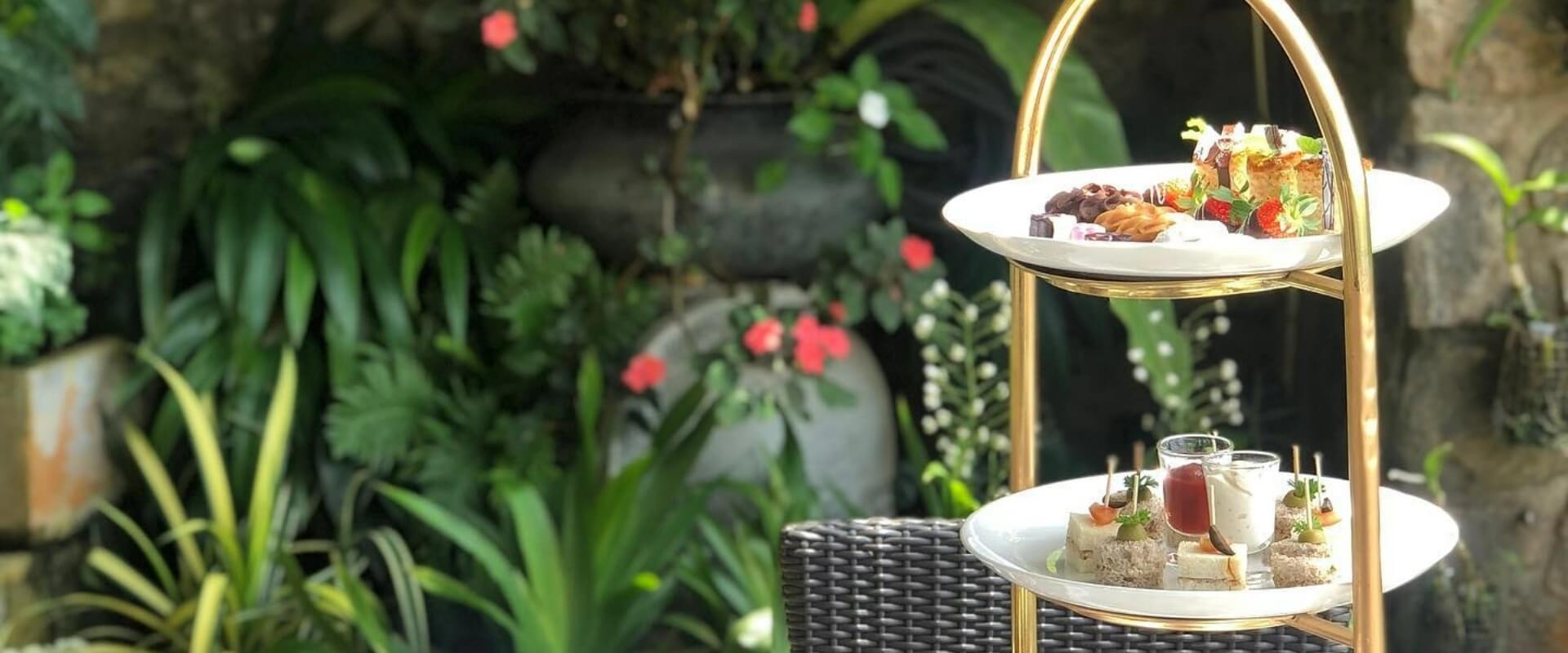 Tasty snack platter beautifully presented at Theva Residency Kandy