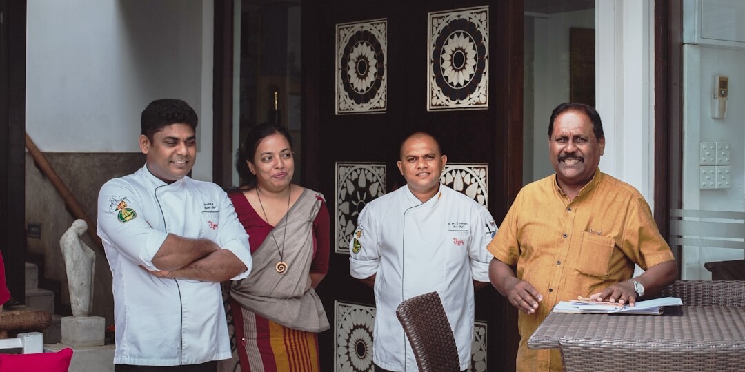 Chefs at Theva Residency Kandy